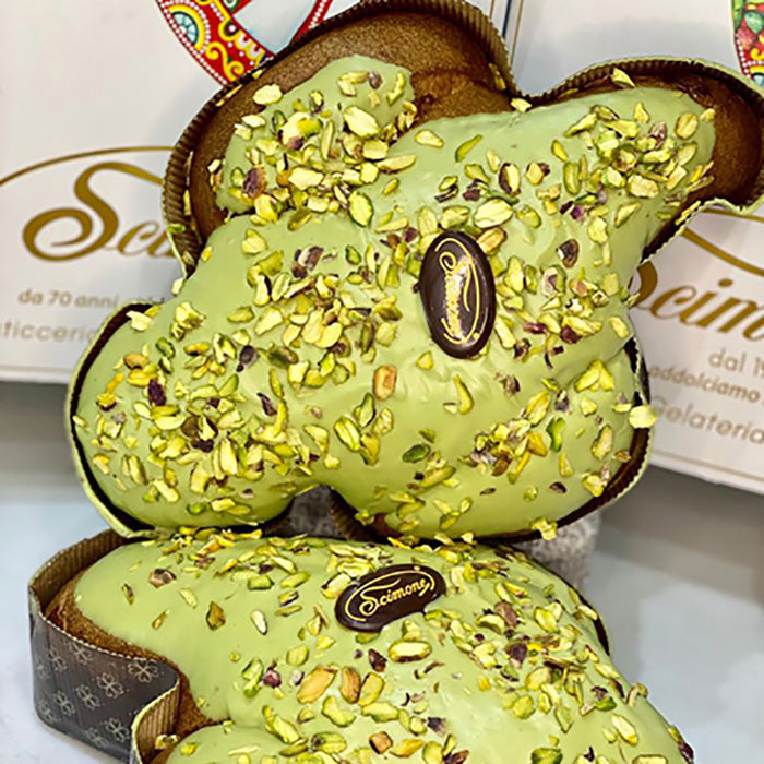 Colomba pasquale artigianale con crema al pistacchio Scimone